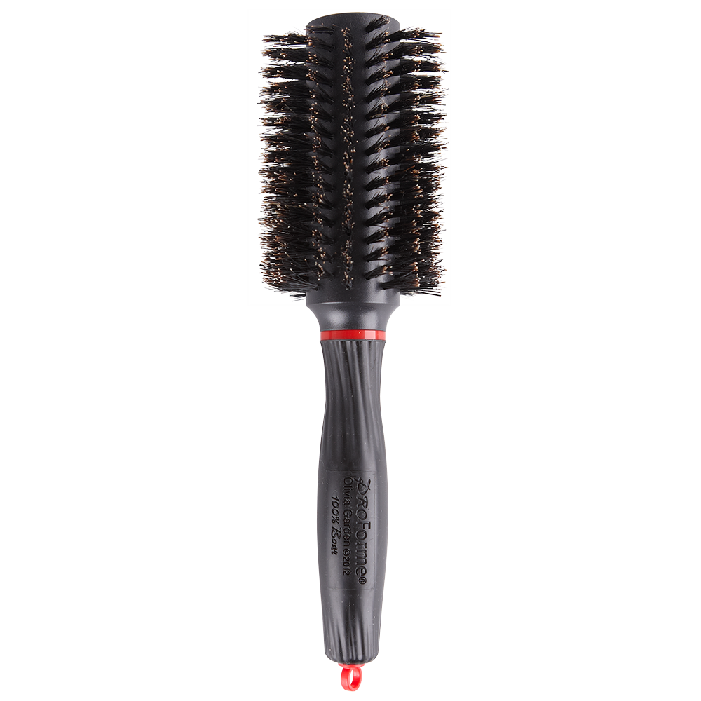 Olivia Garden Essential Blowout Soft Boar Bristles Silver 35 Olivia Garden Essential Blowout Soft Boar Bristles Silver 35