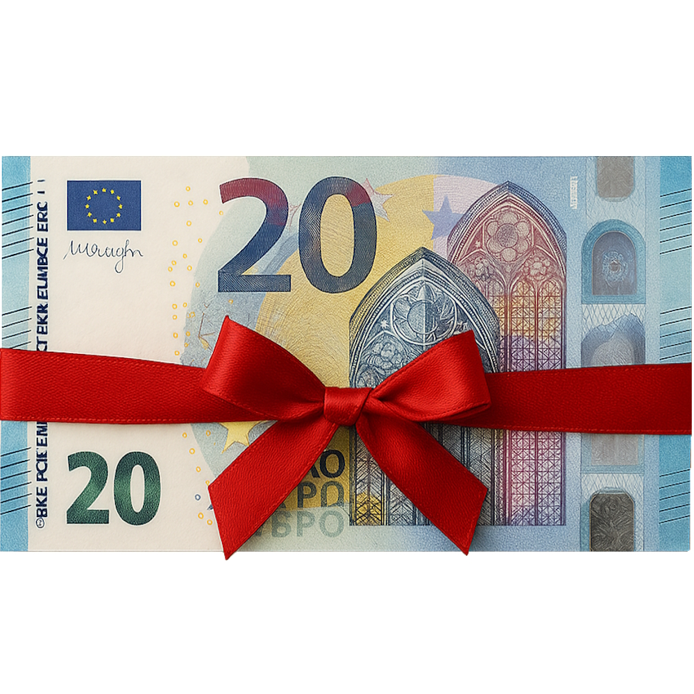 Gutschein im Wert von 20 Euro Gutschein im Wert von 20 Euro