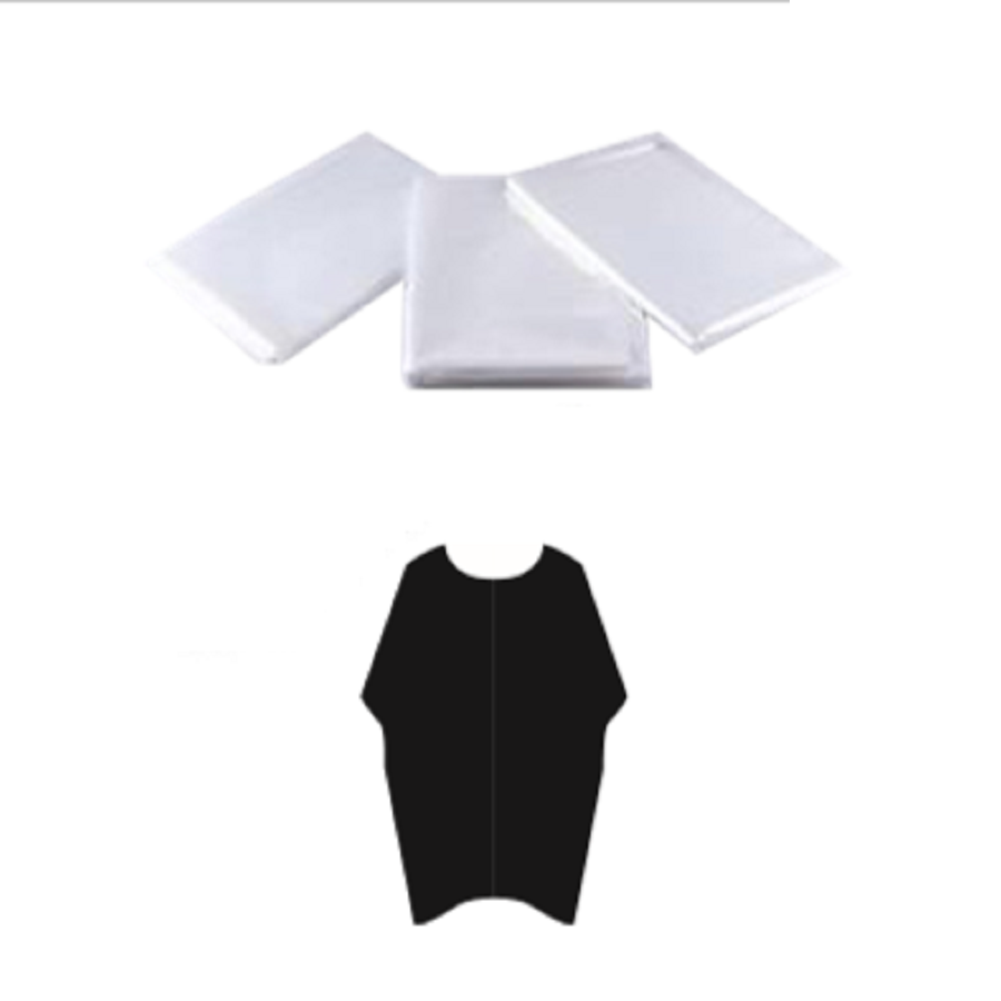 Ronney Hairdessign Cape transparent 50 pcs. SALE Ronney Hairdessign Cape transparent 50 pcs. SALE