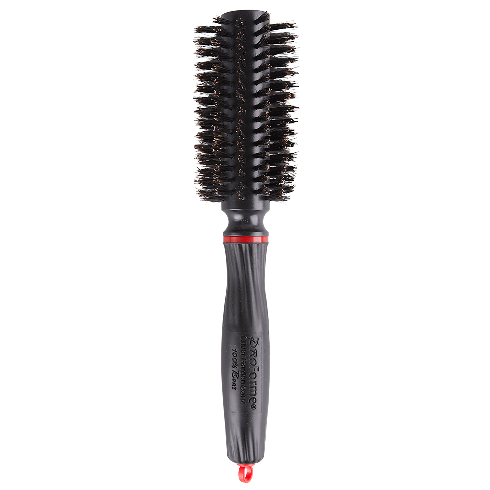 Olivia Garden Essemtial Blowout Soft Boar Bristles Silver 25 Olivia Garden Essemtial Blowout Soft Boar Bristles Silver 25
