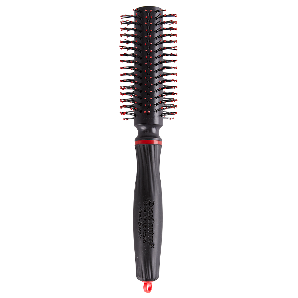 Olivia Garden Essential Blowout Soft Double Bristles Silver 25 Olivia Garden Essential Blowout Soft Double Bristles Silver 25