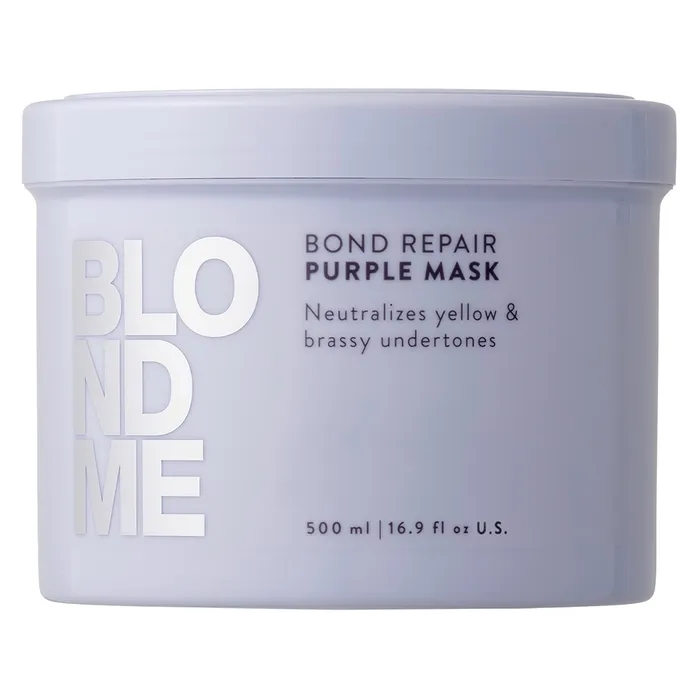 Schwarzkopf BlondMe Bond Repair Purple Mask 500ml Schwarzkopf BlondMe Bond Repair Purple Mask 500ml