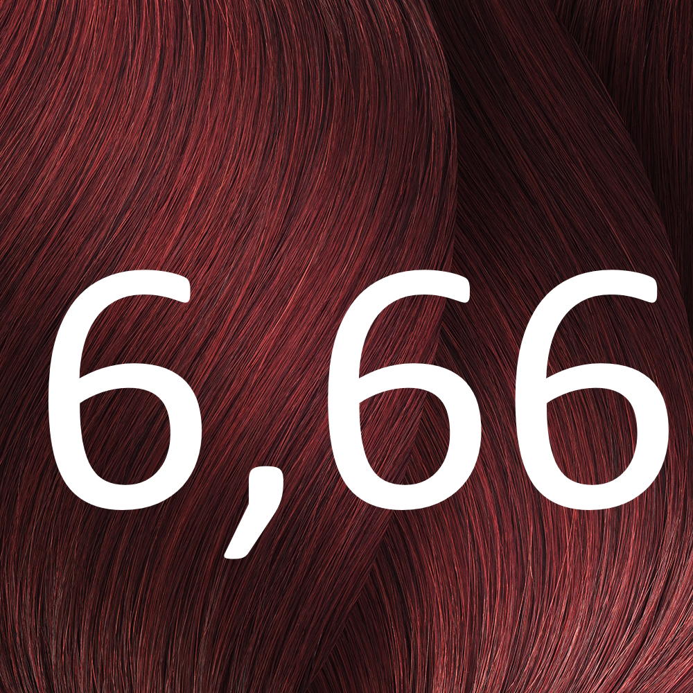 6,66 dunkelblond tiefes rot
