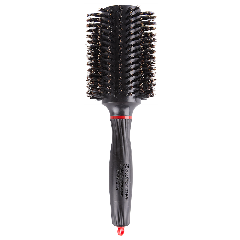 Olivia Garden Essential Blowout Soft Boar Bristles Silver 40 Olivia Garden Essential Blowout Soft Boar Bristles Silver 40
