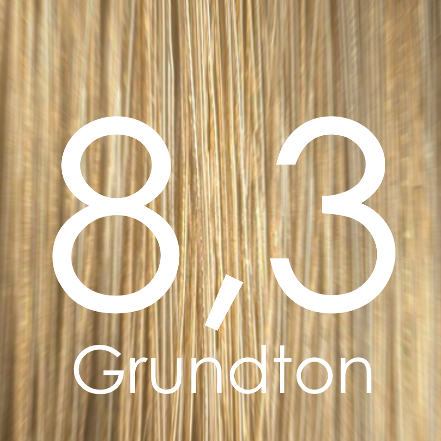 8,3 hellblond Gold - Grundton