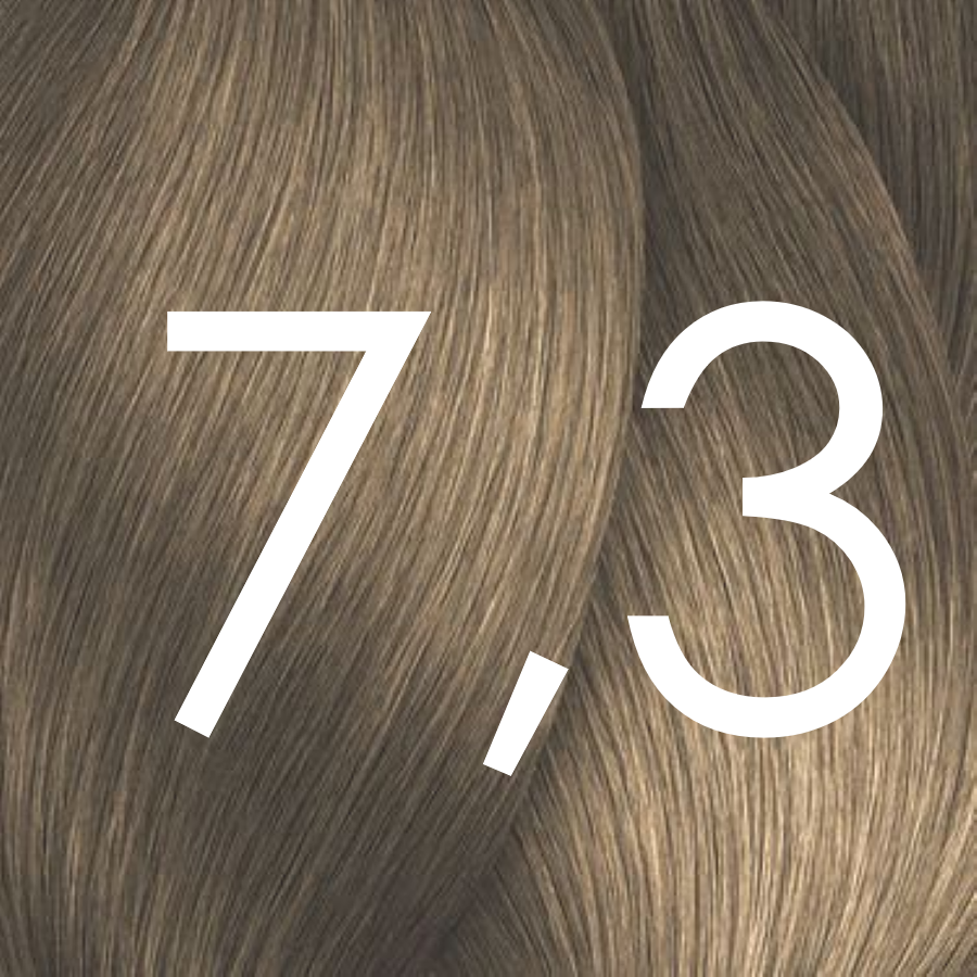 7,3 Mittelblond Goldbeige