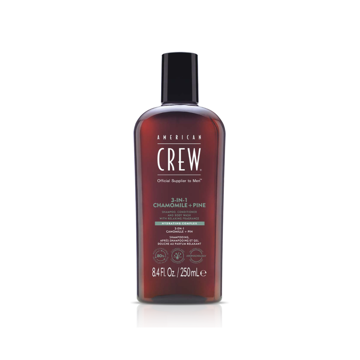 American Crew 3-in-1 Ginger & Tea Energizing Shampoo 250ml American Crew 3-in-1 Ginger & Tea Energizing Shampoo 250ml