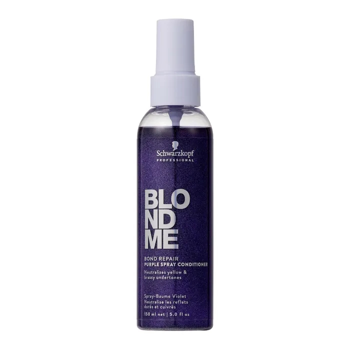 Schwarzkopf BlondMe Bond Repair Purple Spray Conditioner 150ml  Schwarzkopf BlondMe Bond Repair Purple Spray Conditioner 150ml