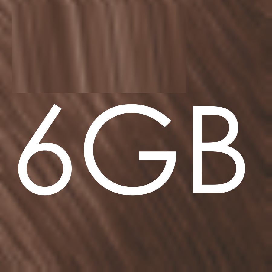 6GB dunkelblond goldbraun