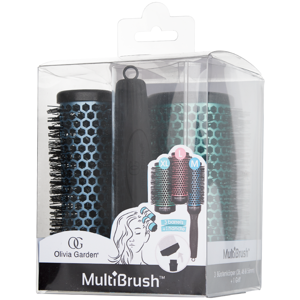 Olivia Garden MultiBrush 4er Set 36/46/56 mm + Griff Olivia Garden MultiBrush 4er Set 36/46/56 mm + Griff
