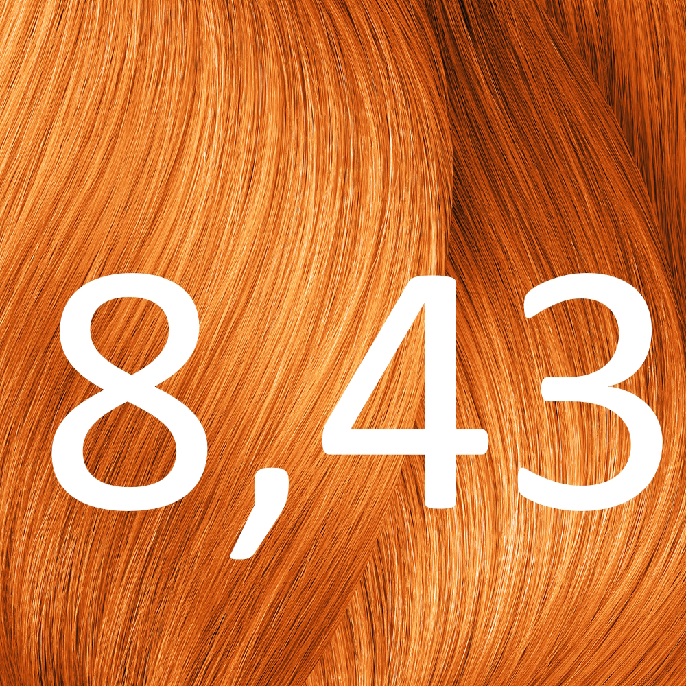 8,43 hellblond kupfer gold