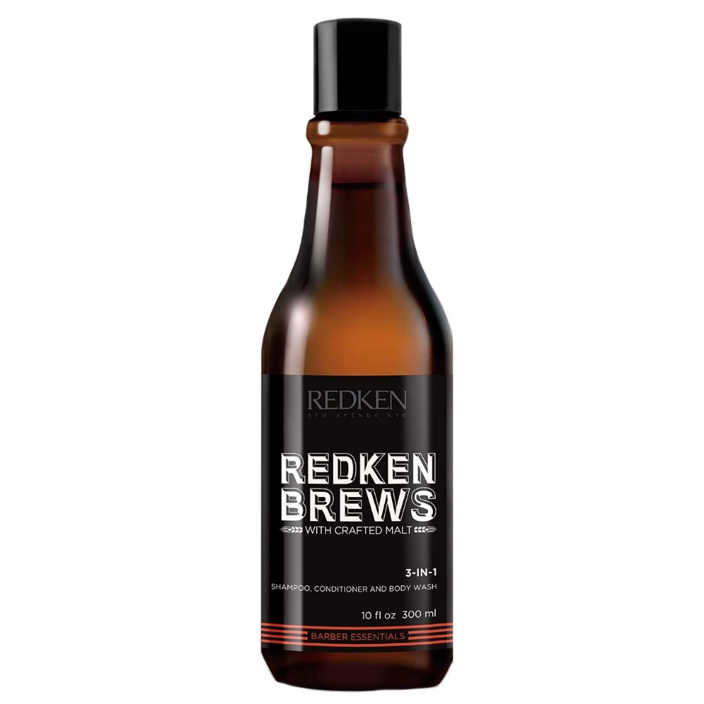 Redken Brews 3-in-1 Shampoo 300ml Redken Brews 3-in-1 Shampoo 300ml
