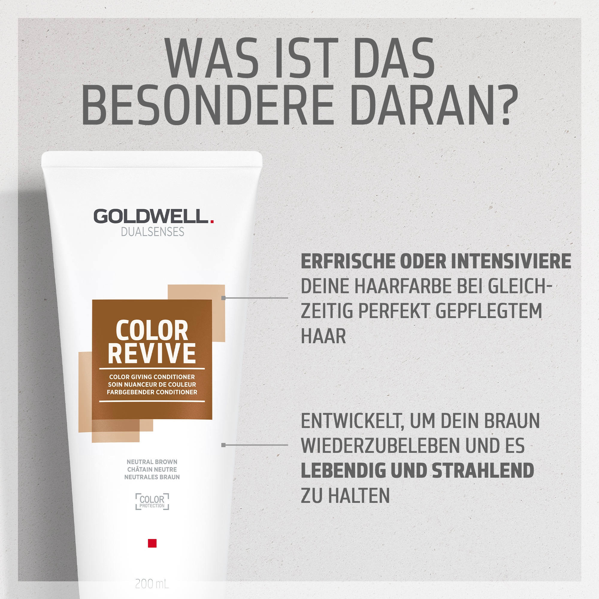 Goldwell Dualsenses Color Revive Conditioner Neutrales Braun 200ml Goldwell Dualsenses Color Revive Conditioner Neutrales Braun 200ml