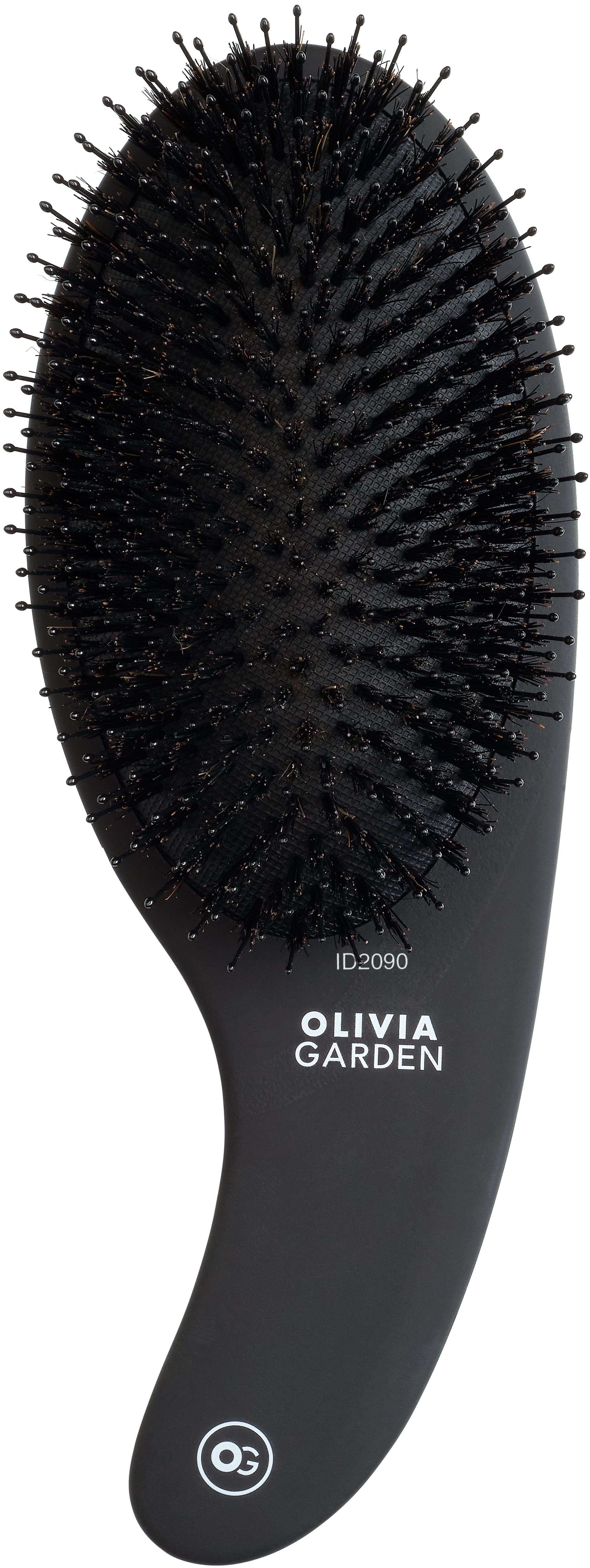 Olivia Garden Expert Care Curve  Boar&Nylon Bristles Matt Black Olivia Garden Expert Care Curve  Boar&Nylon Bristles Matt Black