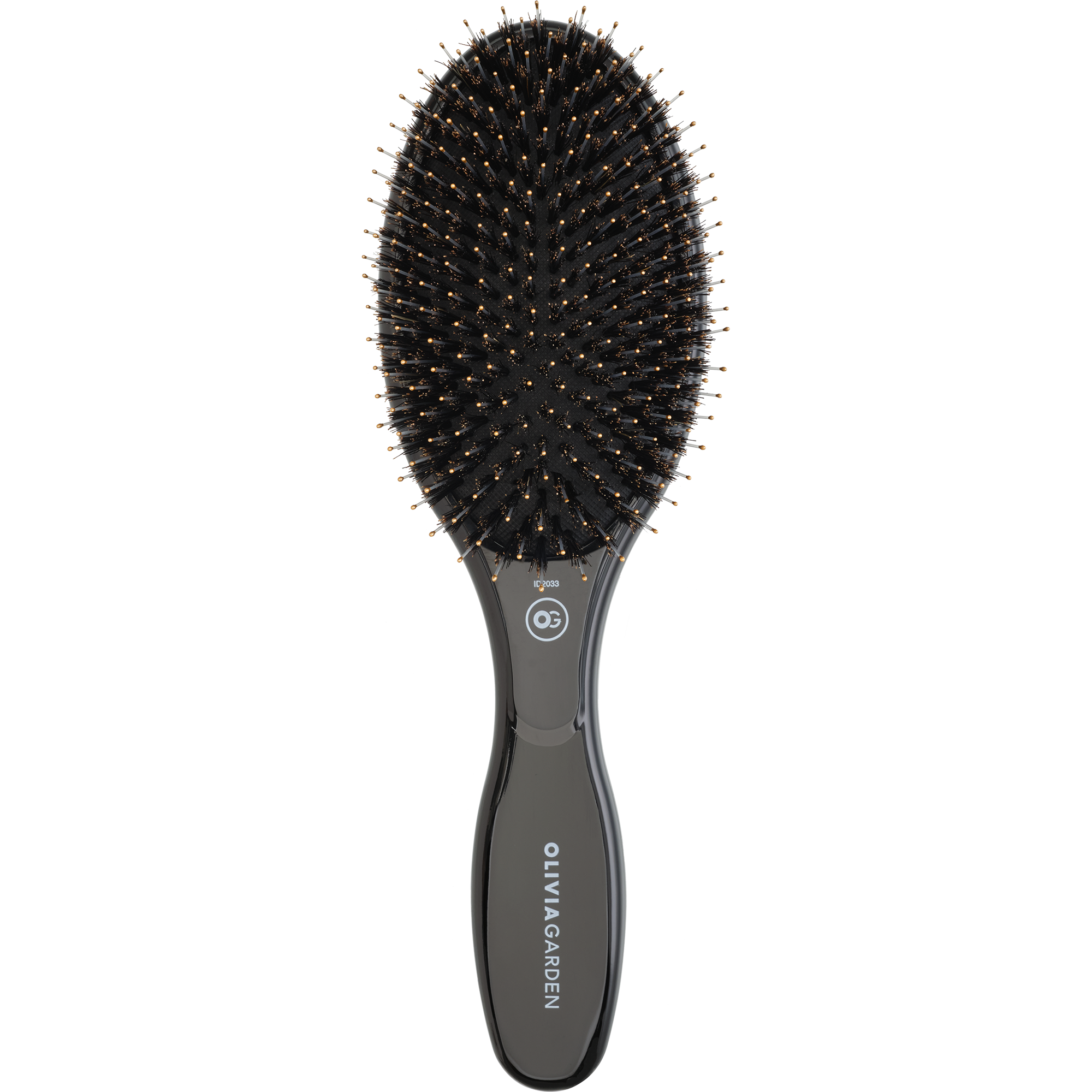 Olivia Garden Expert Care Oval Boar&Nylon Bristles Black Olivia Garden Expert Care Oval Boar&Nylon Bristles Black