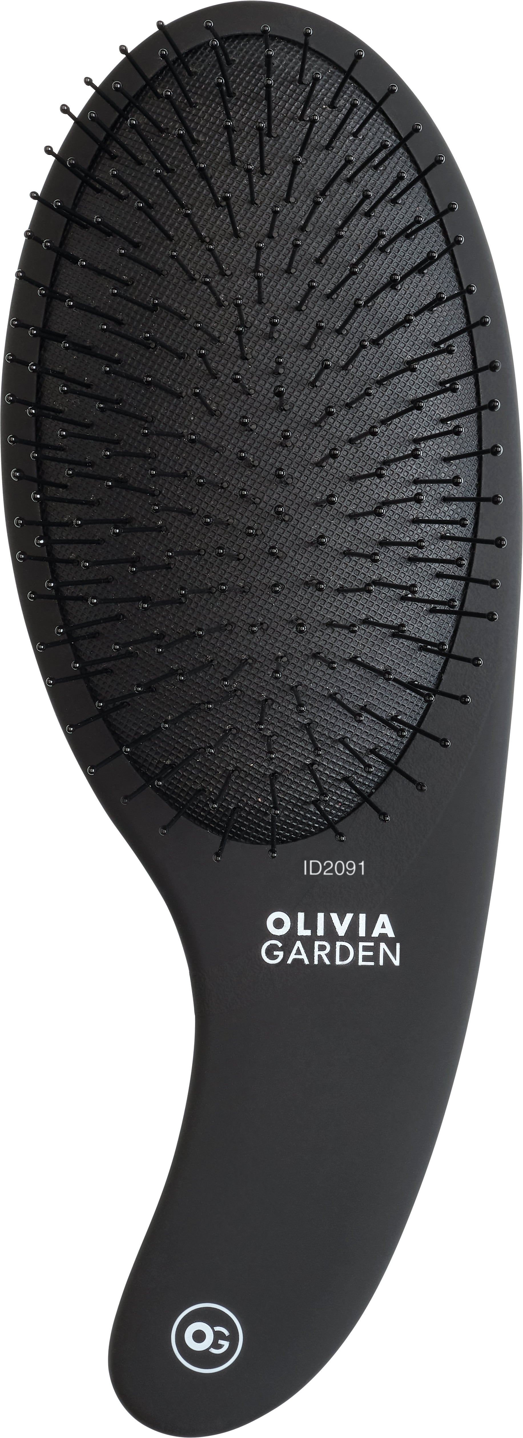 Olivia Garden Expert Care Curve Nylon Bristles Matt Black Olivia Garden Expert Care Curve Nylon Bristles Matt Black