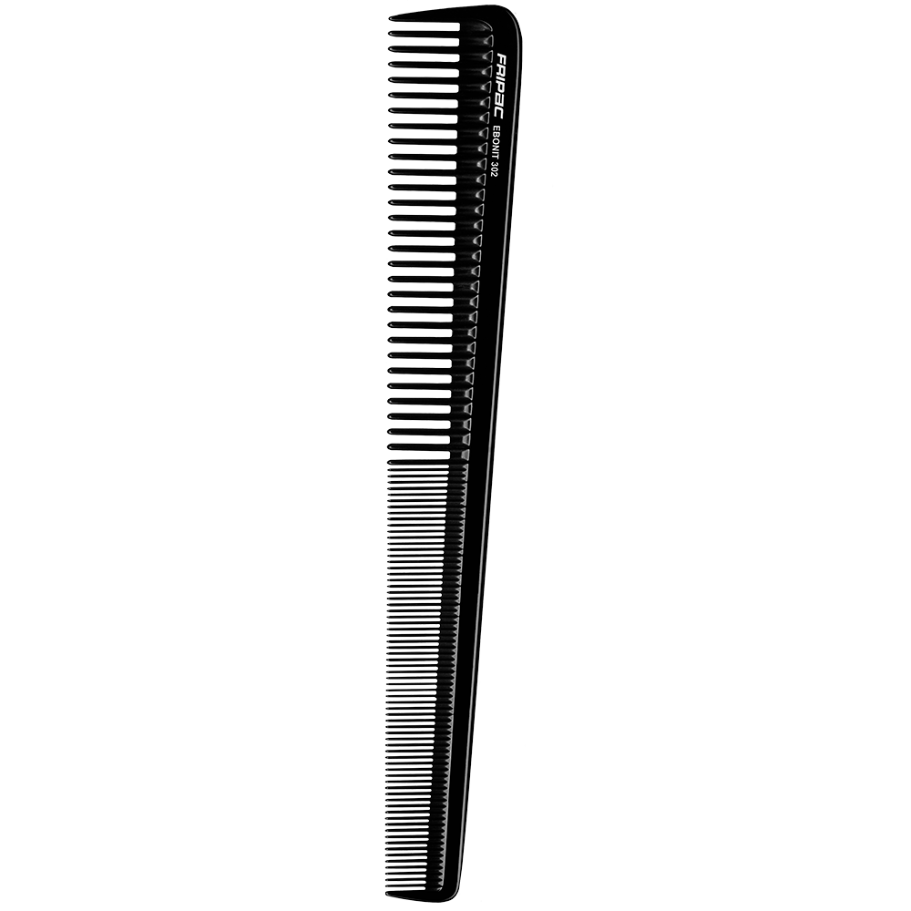 Fripac Ebonit-Haarschneidekamm 302, starke Schrägung Fripac Ebonit-Haarschneidekamm 302, starke Schrägung