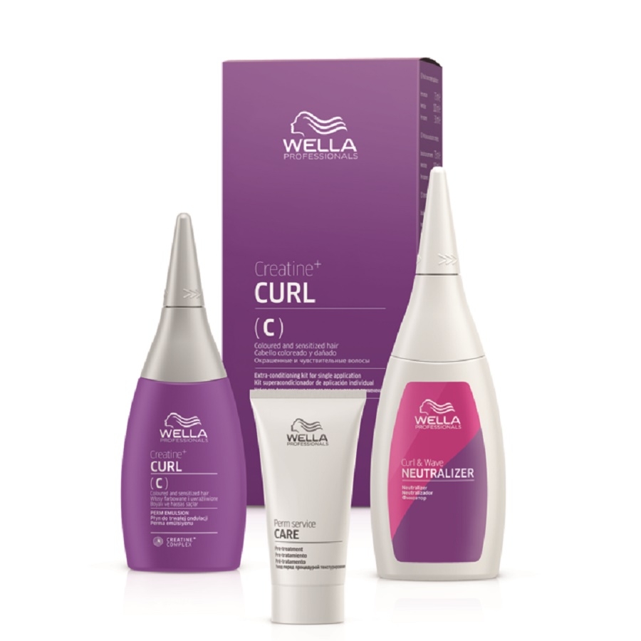 Wella Texture Plex Creatine+ Curl C Hair Kit Group