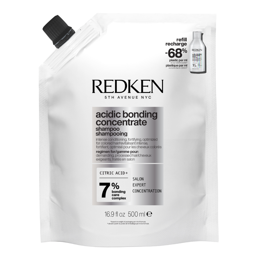 Redken  Acidic Bonding Concentrate Shampoo Refill Pouch 500ml Redken  Acidic Bonding Concentrate Shampoo Refill Pouch 500ml