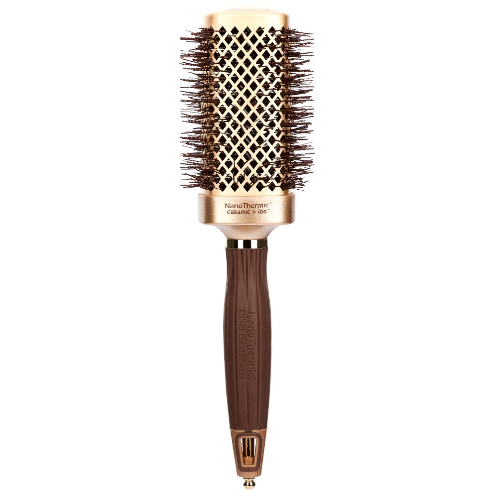 Olivia Garden Expert Blowout Straight Wavy Bristle Gold&Brown 50 Olivia Garden Expert Blowout Straight Wavy Bristle Gold&Brown 50