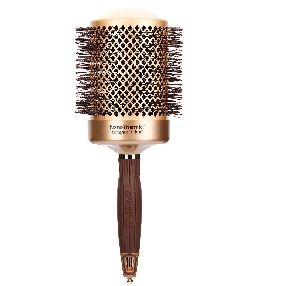 Olivia Garden Expect Blowout Shine Wavy Bristles Gold&Brown 80 Olivia Garden Expect Blowout Shine Wavy Bristles Gold&Brown 80