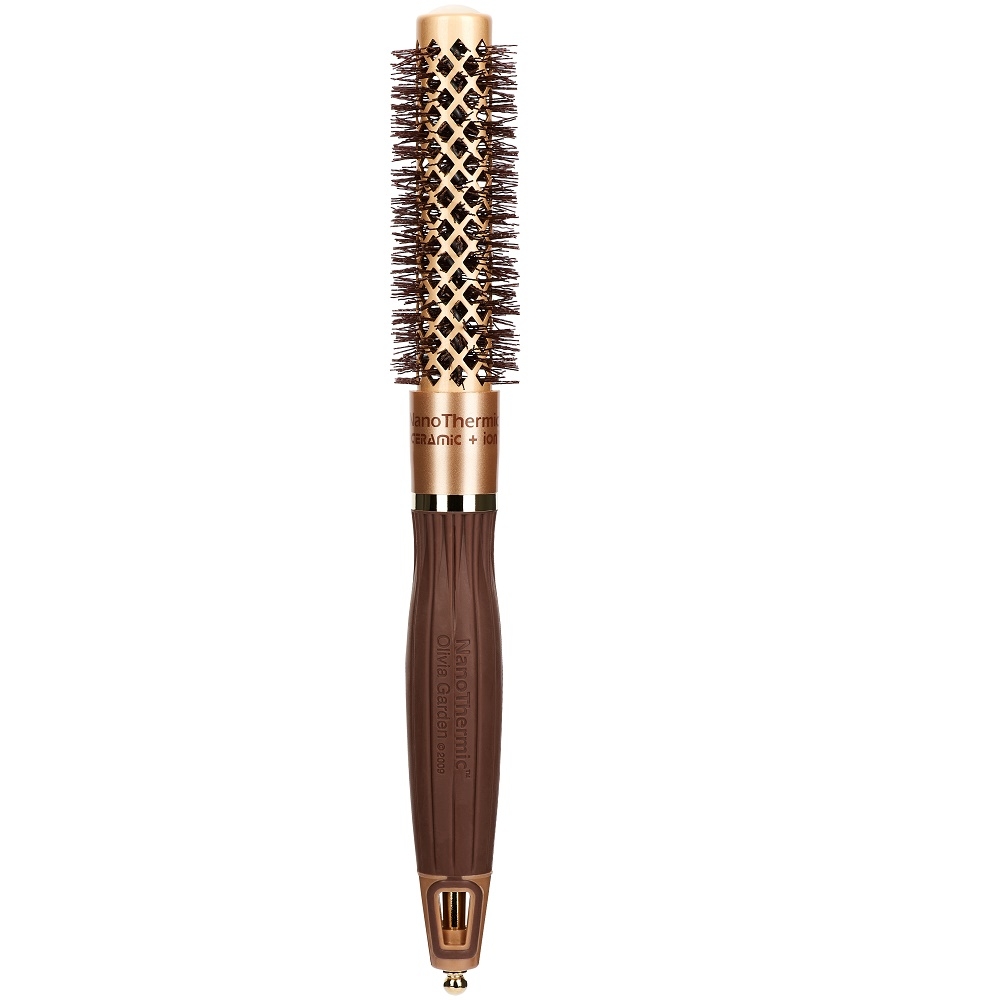 Olivia Garden Expert Blowout Shine Wavy Bristles Gold&Brown 20 Olivia Garden Expert Blowout Shine Wavy Bristles Gold&Brown 20